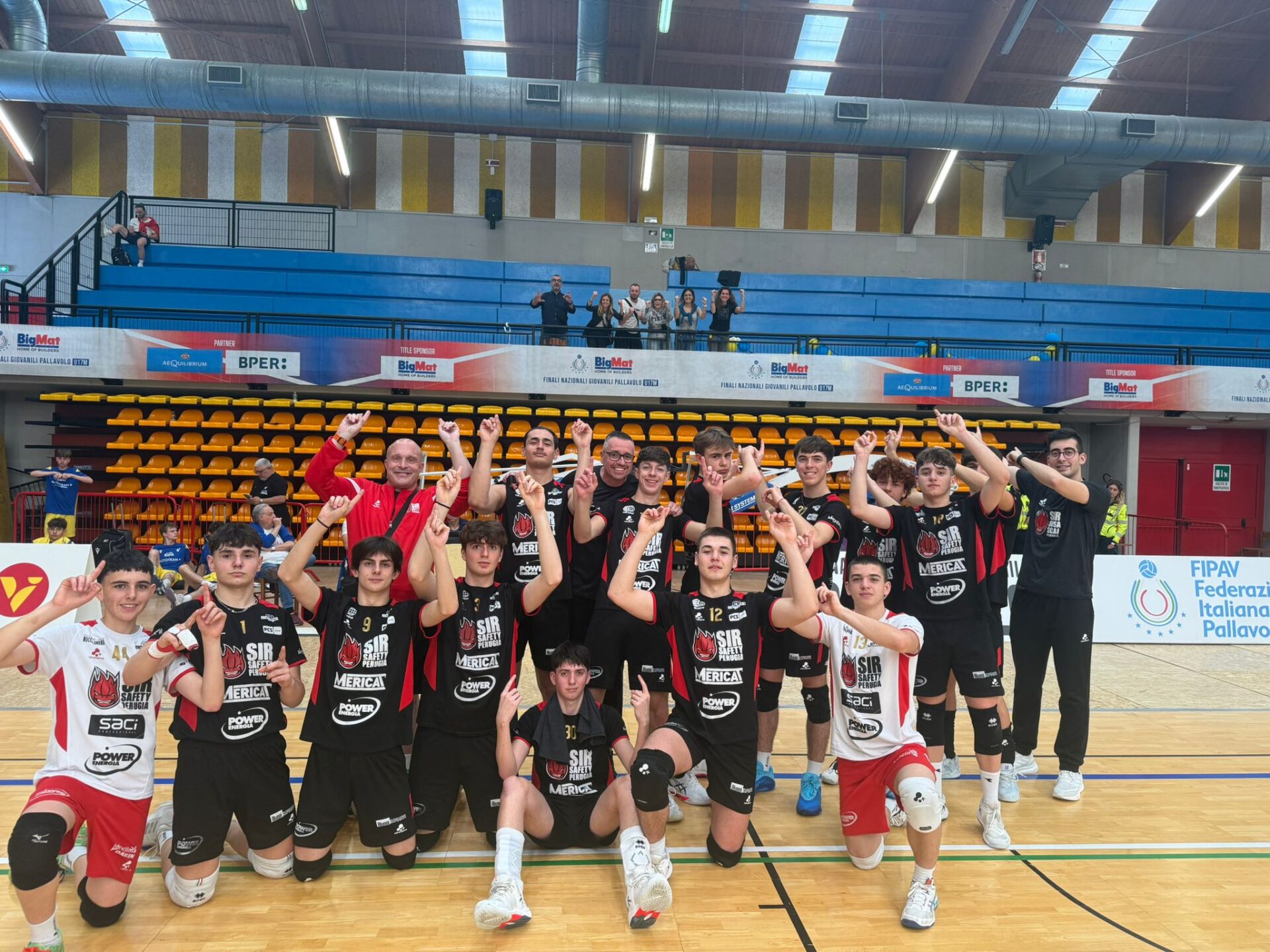 Sir Susa Vim Perugia, traguardo storico alle Finali Nazionali Under 17