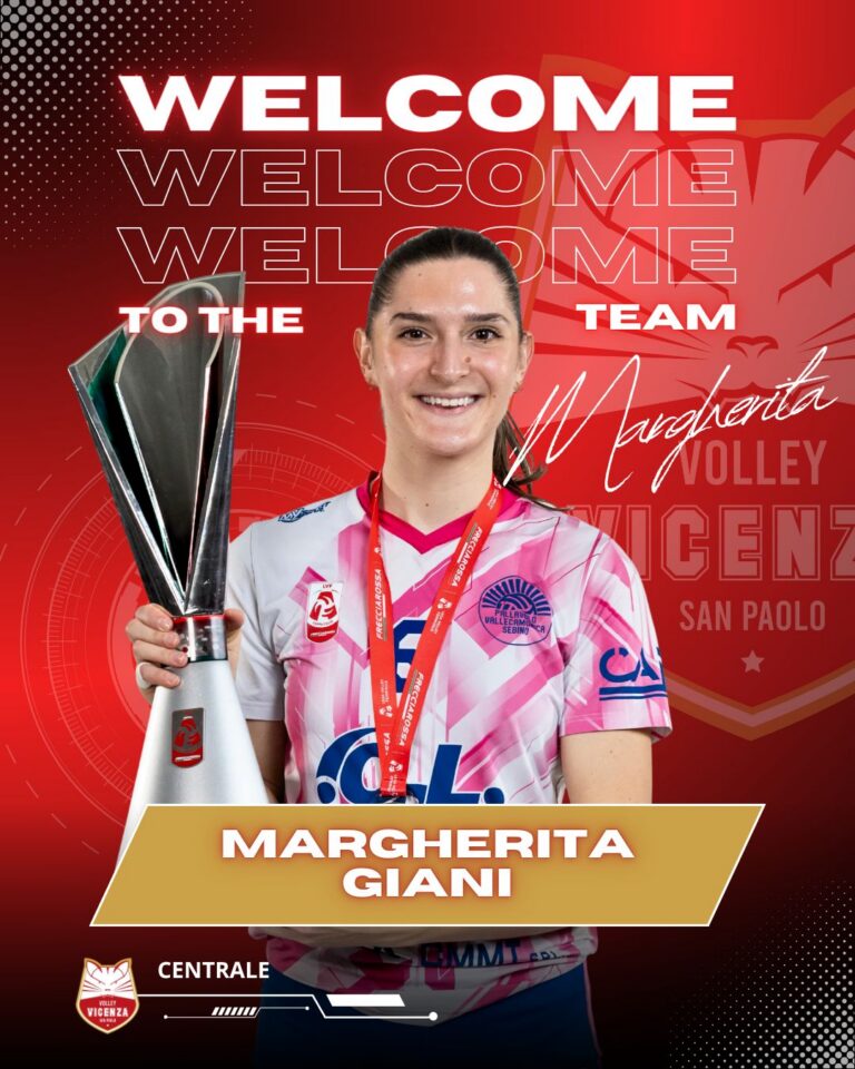 Volksbank Vicenza Volley, al centro arriva Margherita Giani