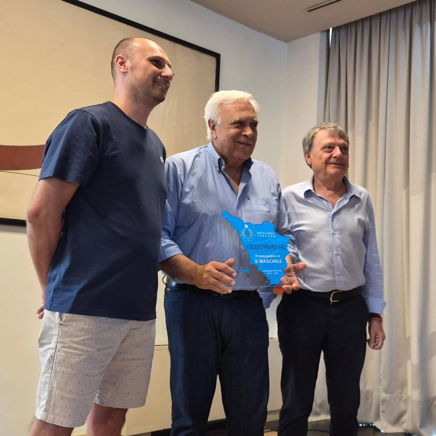 Volley Prato premiato per la promozione in categoria nazionale