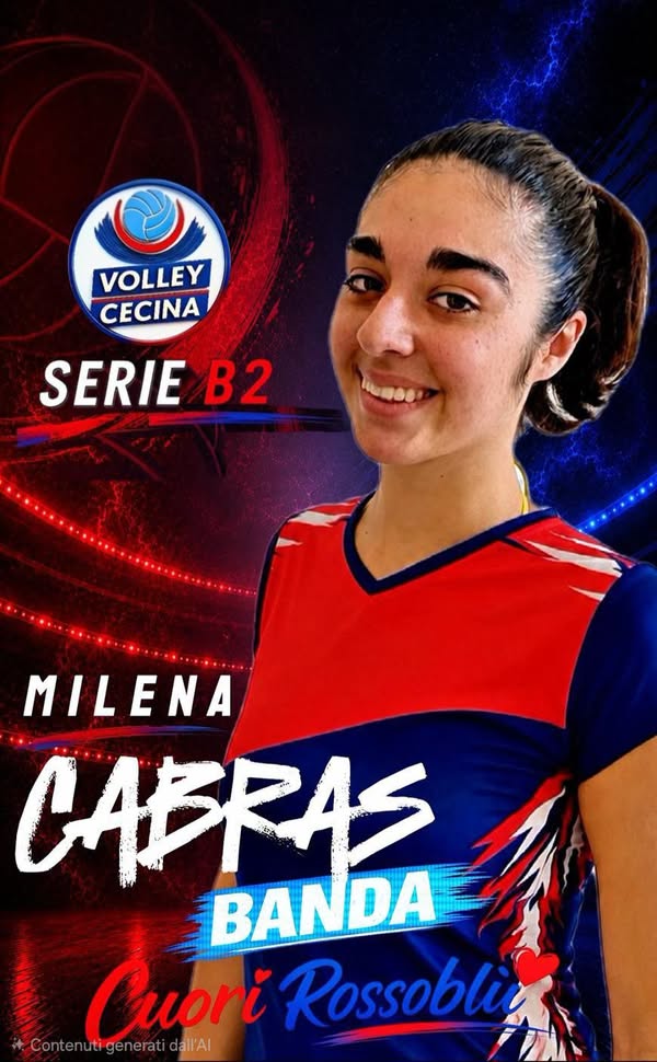 Milena Cabras è una nuova schiacciatrice del Volley Cecina