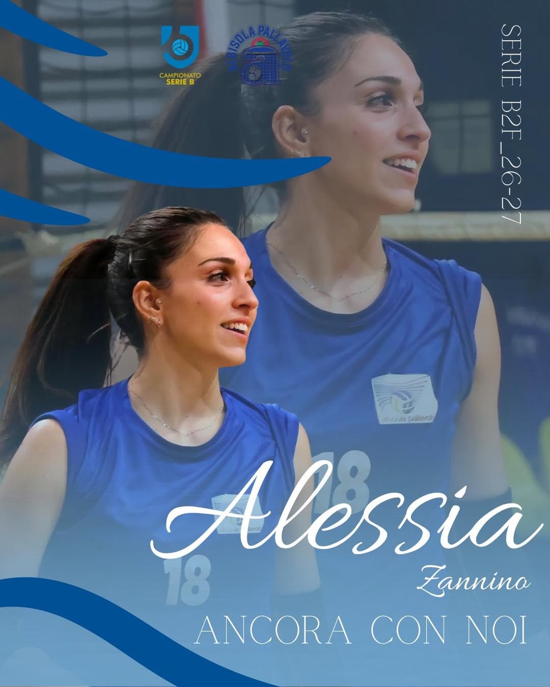 Albisola conferma Alessia Zannino: il libero sarà anche capitana