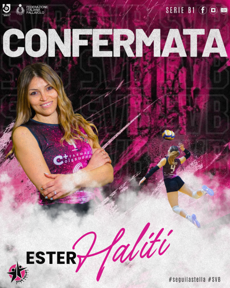 Star Volley Bisceglie, Ester Haliti pronta per la nuova stagione