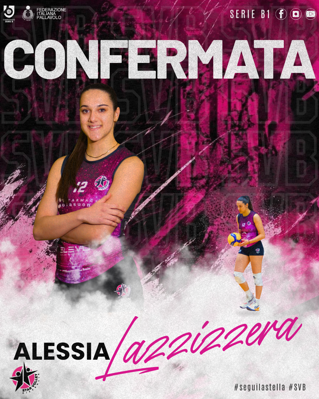 La Star Volley Bisceglie punta ancora su Alessia Lazzizzera