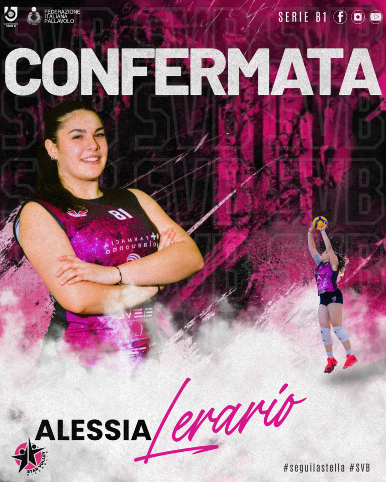 Alessia Lerario rimane alla Star Volley Bisceglie