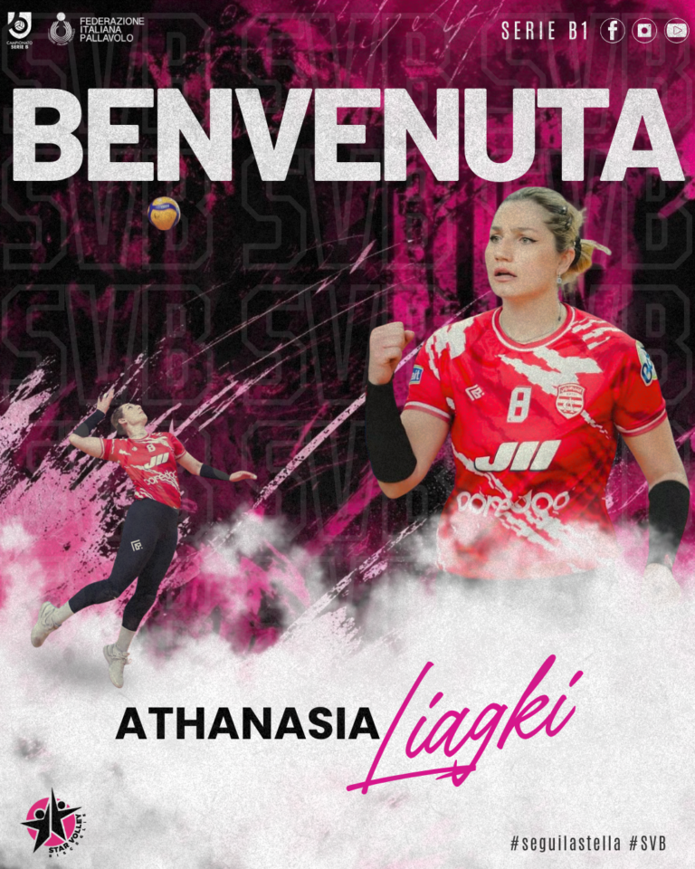 Potenza e precisione, Athanasia Liagki è il nuovo opposto della Star Volley Bisceglie