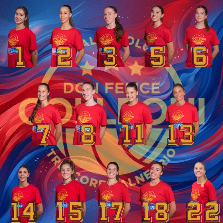 Don Colleoni, assegnati i numeri di maglia per la B1 2026/27