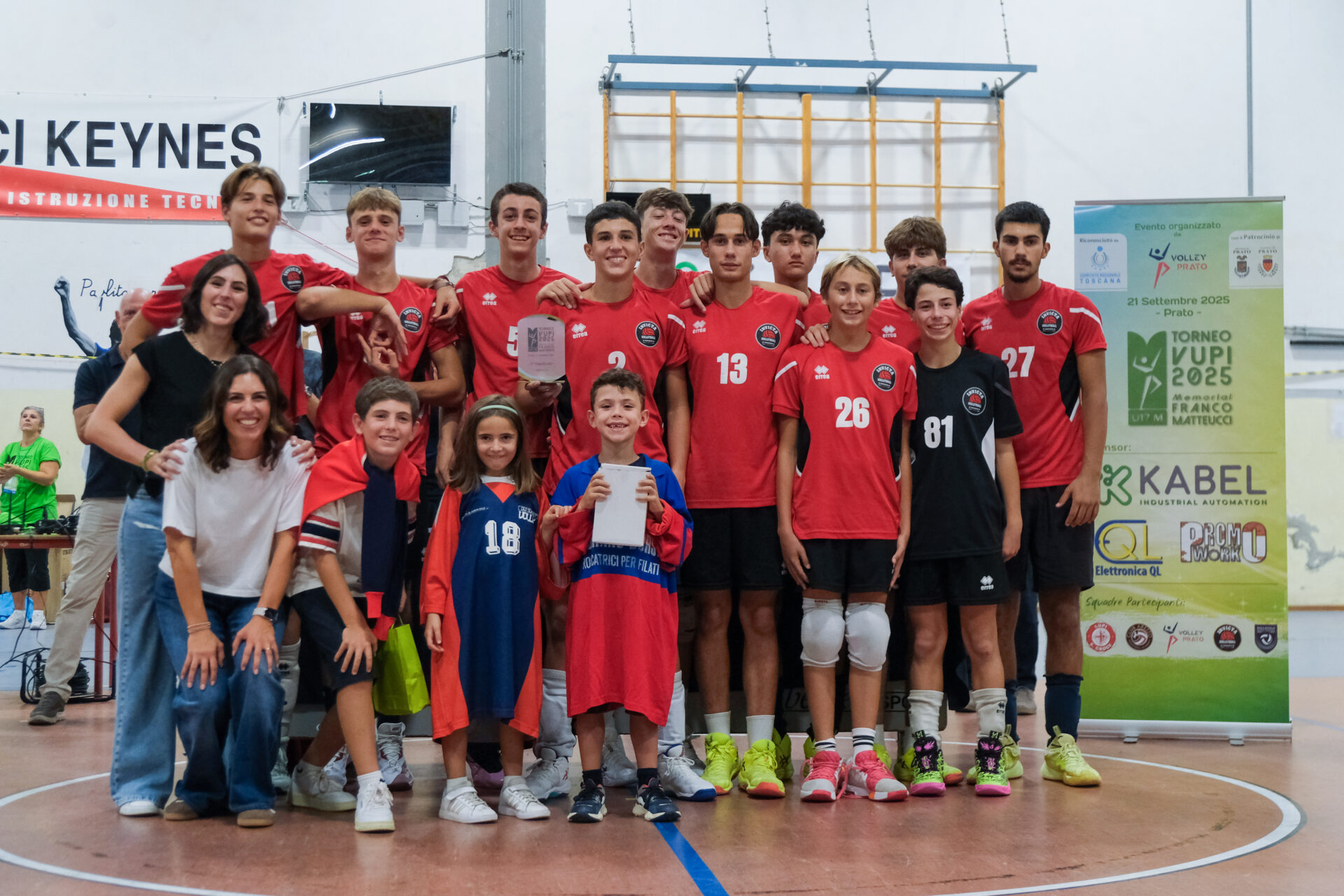 Comunicato Kabel Volley Prato - Torneo VUPI - Matteucci