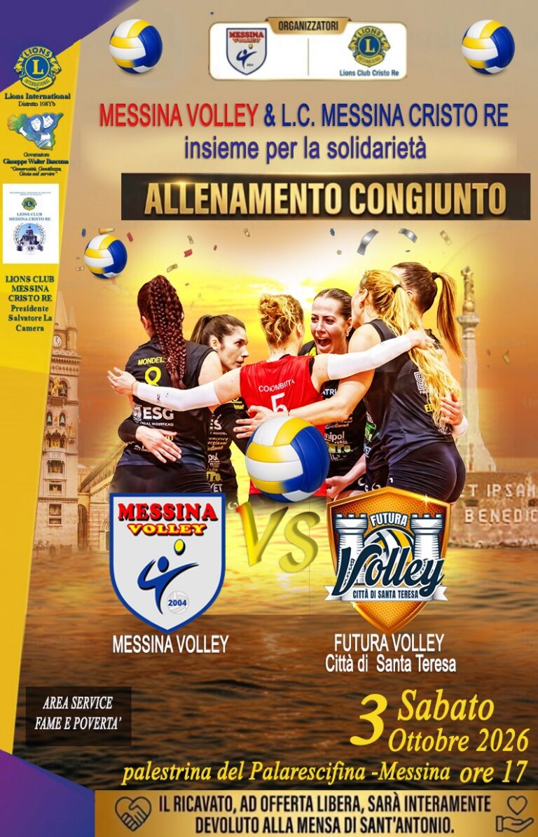 Comunicato Stampa Messina Volley n 20 del 29-09-2026 Campionato Serie B2 femminile