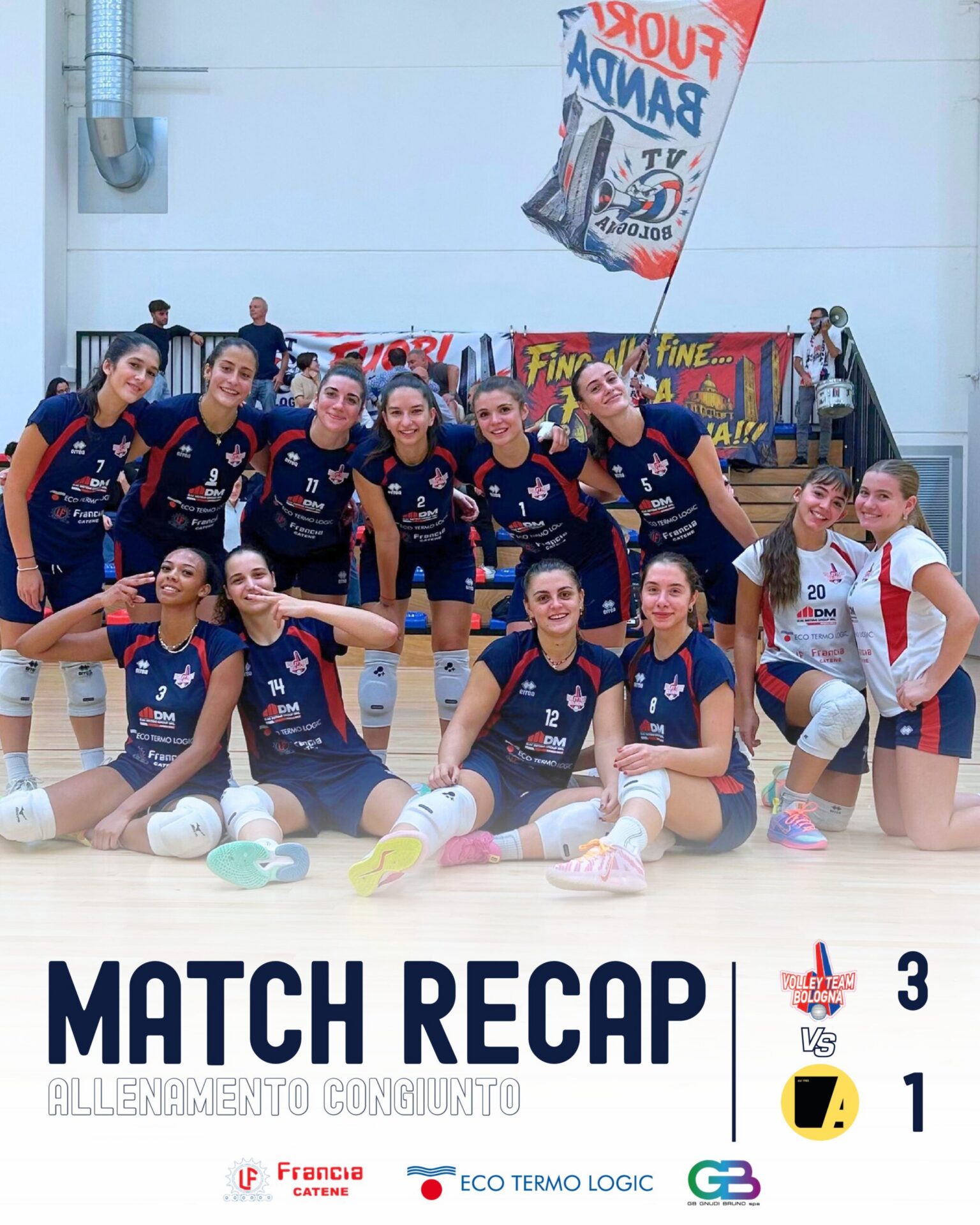 Volley Team Bologna supera Moma Anderlini 3-1 nell'ultimo test