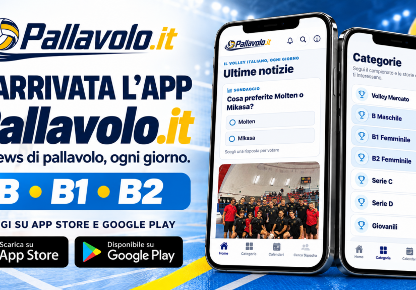 Pallavolo.it arriva sul tuo smartphone
