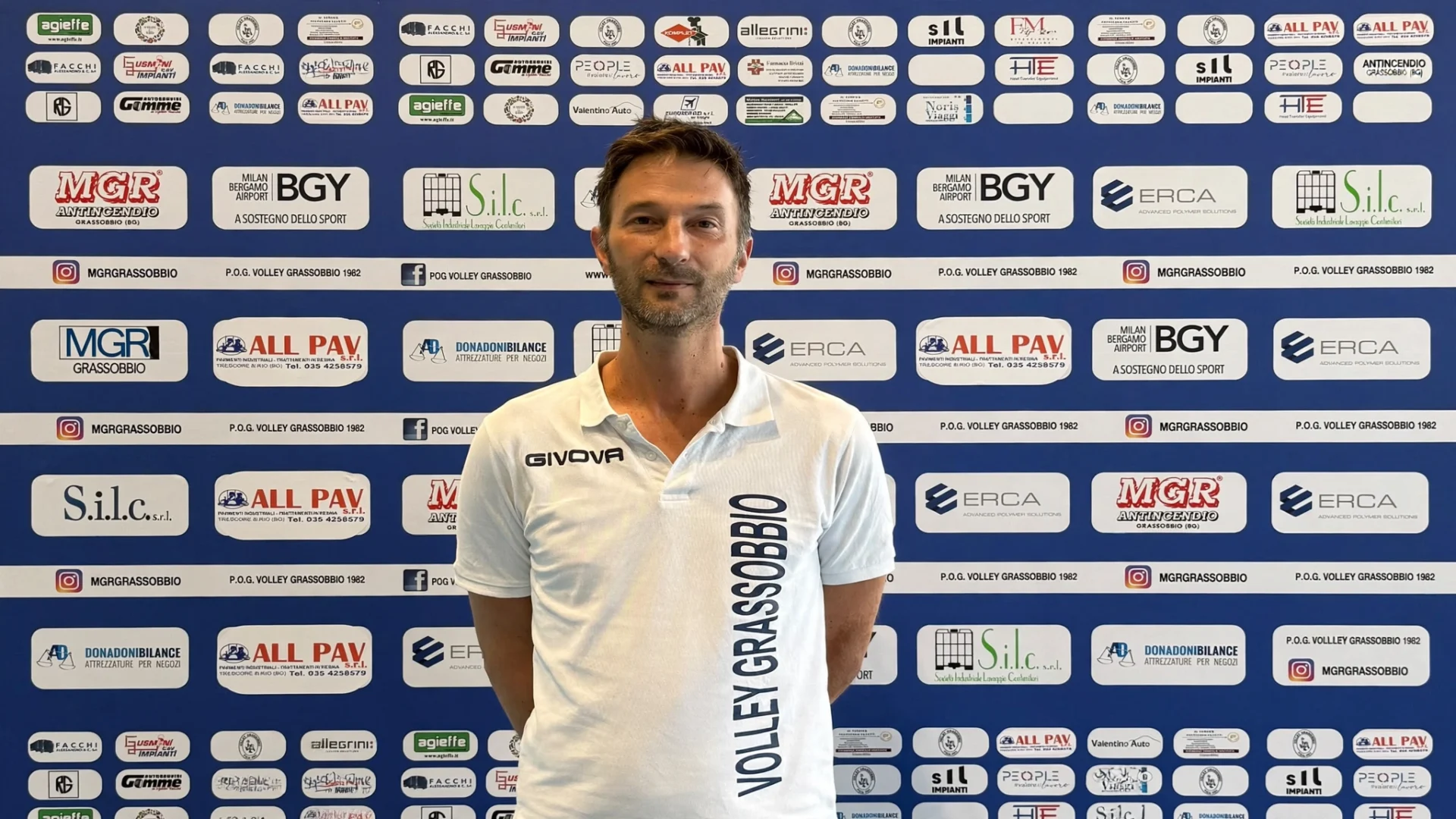 Alessandro Boroni, allenatore della MGR Grassobbio